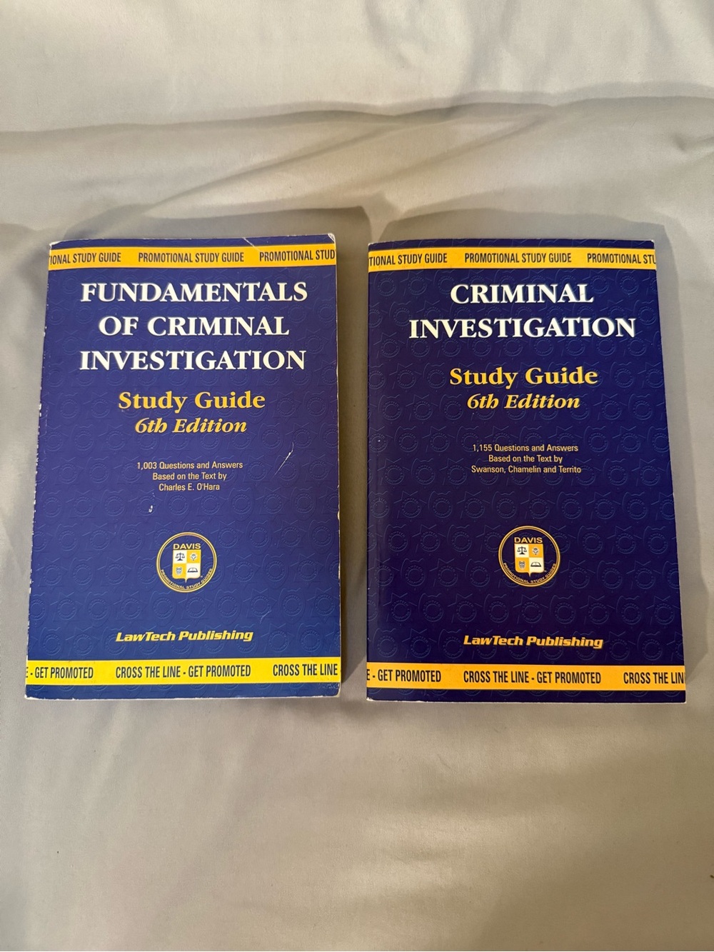 2 LawTech Study Guides-Fundamentals of CI and Criminal Investigation
